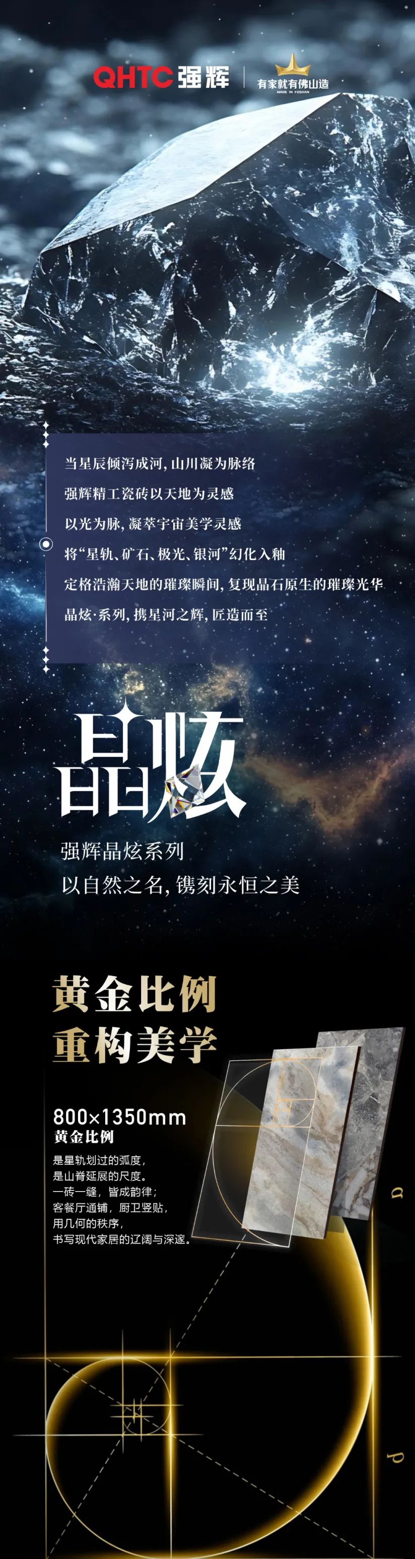 黃金比例，重構(gòu)美學(xué) | 強(qiáng)輝全新800×1350mm規(guī)格新品即將重磅上市！